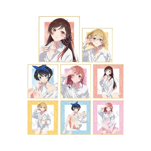 『彼女、お借りします』描き下ろしイラスト 彼シャツver. トレーディングミニ色紙(単位/BOX)【202508再販】